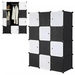 Armario Plástico 4 Niveles Organizador De Ropa 1.43cm