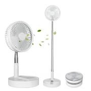 Ventilador Usb Recargable Portátil Retráctil Plegable