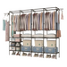 Ropero Perchero Tubular Organizador De Ropa 4 Cuerpos