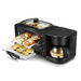 Horno Eléctrico Tostador Sokany Cafetera Parrilla 3 En 1