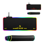 Pad Mouse Gamer Luz Led Rgb Antideslizante S4000 80x30 Cm