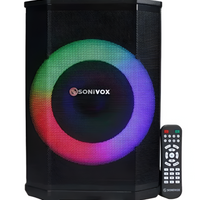 Cabina De Sonido Activa Profesional Sonivox Vs-ssac101 Negro