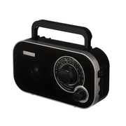 Radio Portatil Am Fm Auxiliar Nanotec Retro Vintage