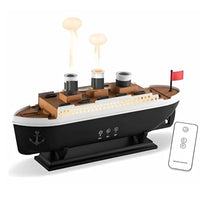 Humidificador Difusor Barco Titanic Led Mas Esencia