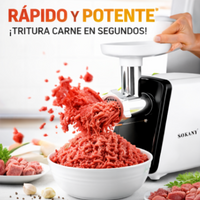 "Molino De Carne Eléctrico 2500w Alta Potencia Acero Inoxidab 110-240 "