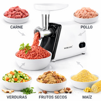 "Molino De Carne Eléctrico 2500w Alta Potencia Acero Inoxidab 110-240 "