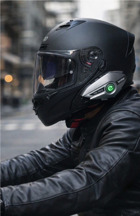 Intercomunicador Bluetooth Para Moto Y30 Max Iluminacion Rgb