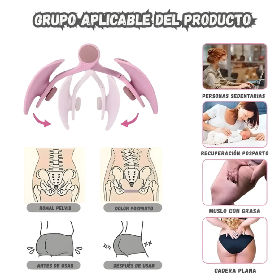 Ejercitador Entrepierna Multifuncional Tonifica Gluteos y Muslos