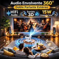 "Proyector Smart Android 12 Pantalla Táctil 8'' 4k Wifi A2pro Proyector 110v "