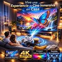 "Proyector Smart Android 12 Pantalla Táctil 8'' 4k Wifi A2pro Proyector 110v "