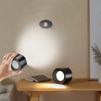 "Lampara Pared Led Giratoria 360° Recargable Magnetica "