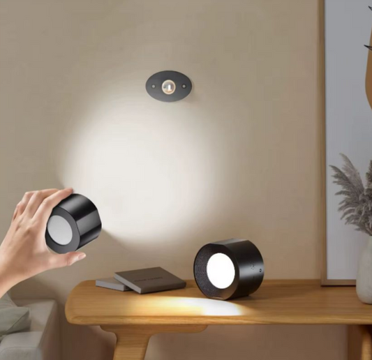 "Lampara Pared Led Giratoria 360° Recargable Magnetica "
