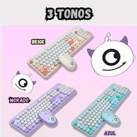 Combo Teclado + Mouse Inalámbrico Ergonómico Weibo Wb-216