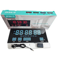 Reloj Led Digital Grande Gimnasio Oficina Pared 36cm Sensor