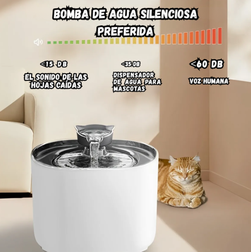 Bebedero Automatico Para Mascotas Con Sensor De Movimiento