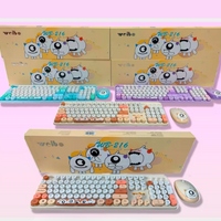 Combo Teclado + Mouse Inalámbrico Ergonómico Weibo Wb-216