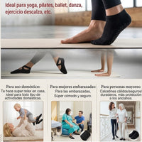 Medias Yoga Pilates Antideslizantes Profesionales De Agarre