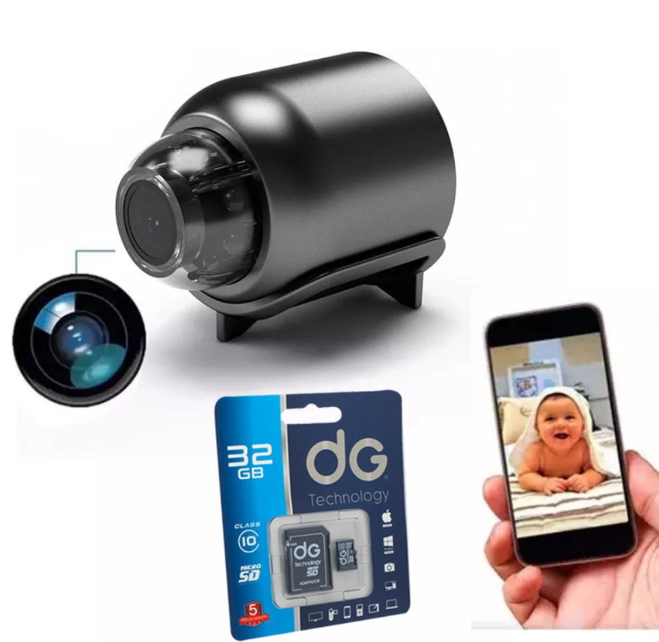 Mini Camara Espia X5 Full Hd Wi-fi Vision Nocturna Infrarojo