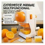 Exprimidor De Naranjas Extractor Manual Jugos Frutas 2 En 1