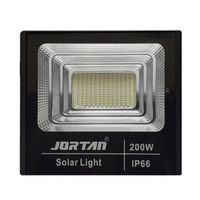 Reflector Solar Led Jortan 200w Ip66 Exterior Con Panel