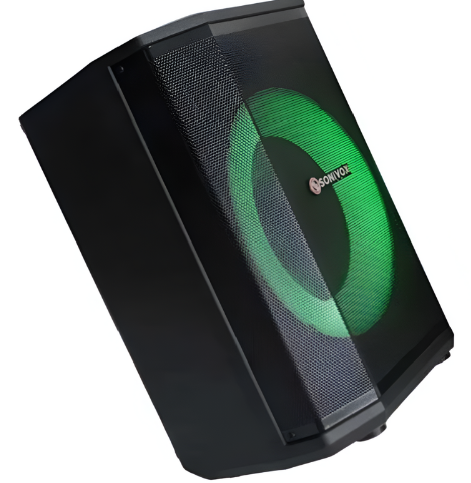 Cabina De Sonido Activa Profesional Sonivox Vs-ssac101 Negro