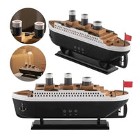 Humidificador Difusor Barco Titanic Led Mas Esencia