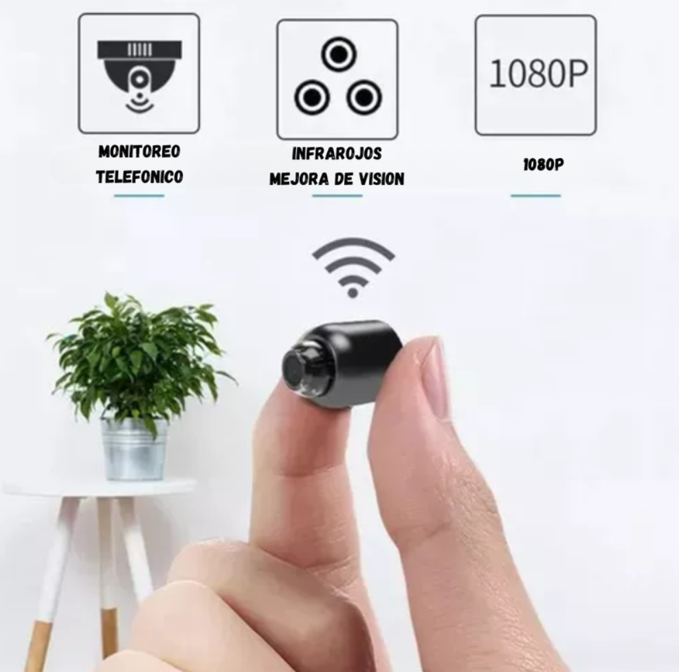 Mini Camara Espia X5 Full Hd Wi-fi Vision Nocturna Infrarojo