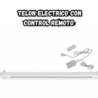 Telón Proyector Eléctrico 84 Pulgadas HD Cine Casa Oficina