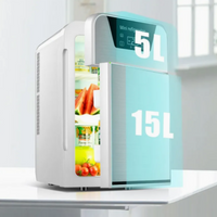 Mini Nevera Digital Portátil Doble Compartimiento Diseño Elegante