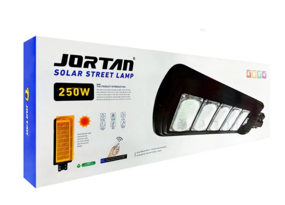 Lámpara Solar Led Exterior 250w Sensor De Movimiento