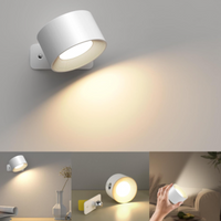 "Lampara Pared Led Giratoria 360° Recargable Magnetica "