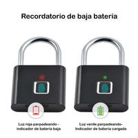Candado Inteligente Huella Digital USB Antirrobo Seguro