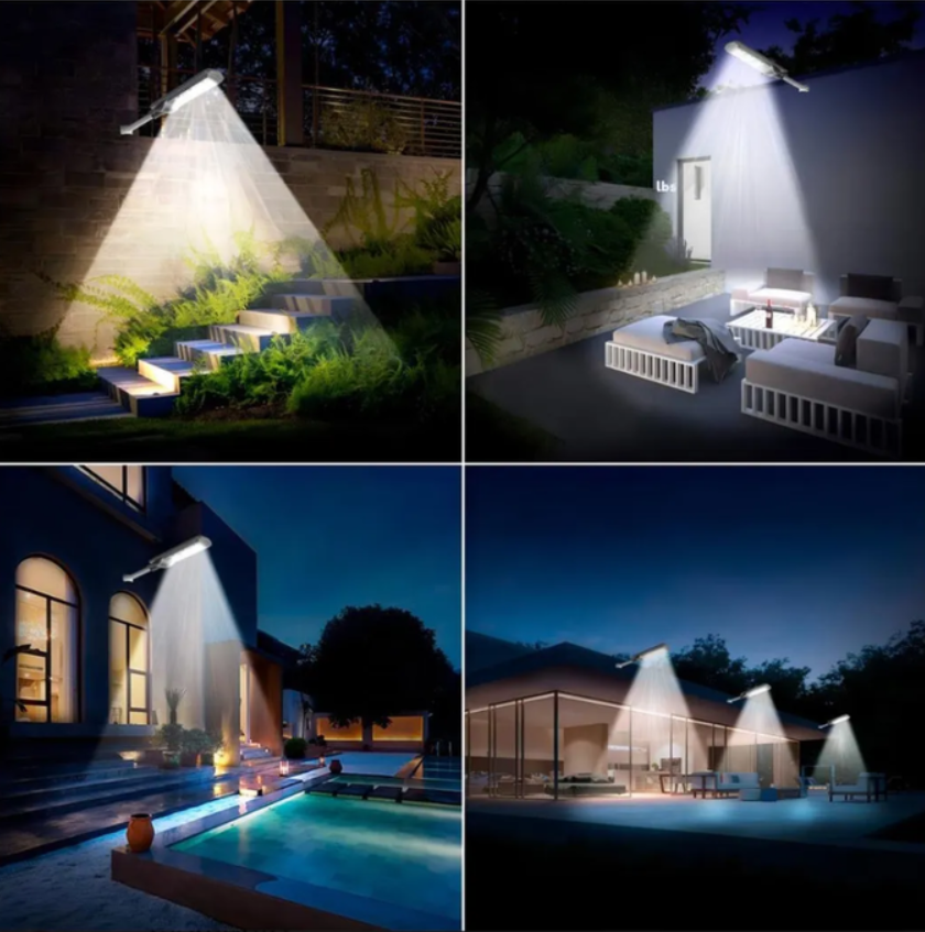 Lámpara Solar Led Exterior 250w Sensor De Movimiento