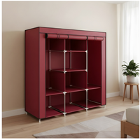 Closet Armable 8 Espacios Organizador Cubre Polvo Tela Portátil