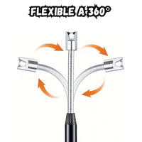 Encendedor Eléctrico Recargable Para Cocina Cuello Flexible 360°