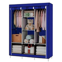 Closet Armable 8 Espacios Organizador Cubre Polvo Tela Portátil