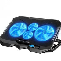 Base Enfriadora Laptop Gamer 4 Ventiladores Pantalla Lcd Led