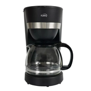 Cafetera Kalley Negra Filtro Lavable 10 Tazas Grande Hogar