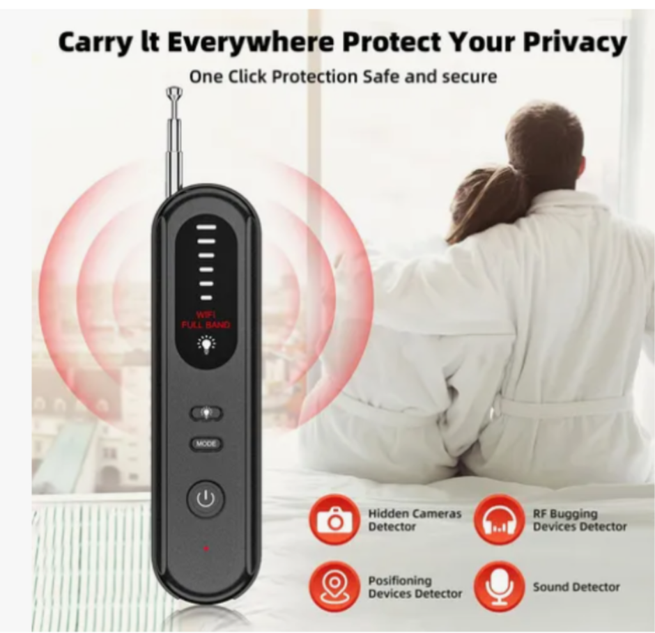 "Detector De Cámara Oculta + Memoria Micro Sd 32 Gb Clase 10 "