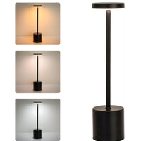 Lampara De Mesa Luz Led Recargable 3 Tonos de Luz Regulable Multifuncional
