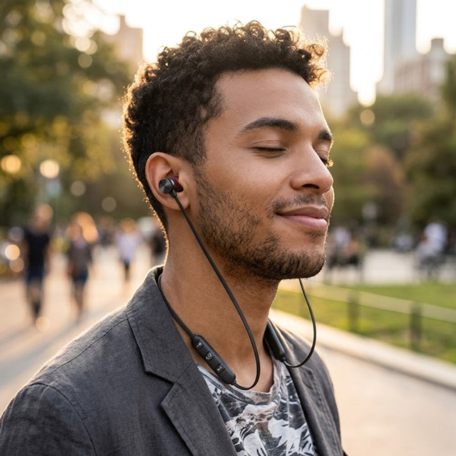 Audífonos In-ear Bluetooth Deportivos Magnéticos Cuello Bass S03
