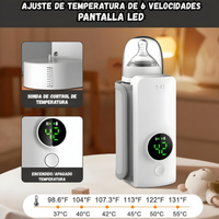 Calentador De Biberon Portatil Inalambrico Recargable Blanco
