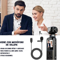 Cámara Deportiva Pocket Portátil 4k Multifuncional Wifi