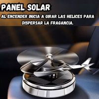 Ambientador Solar En Forma De Helicóptero Difusor De Aromas