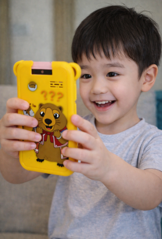 Celular de Juguete para Niños Camara Giratoria Funciones Divertidas
