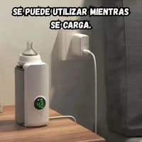 Calentador De Biberon Portatil Inalambrico Recargable Blanco