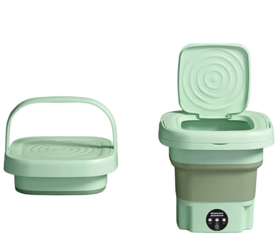 Mini Lavadora Portátil Plegable Práctica y Fácil de Transportar 9Lts
