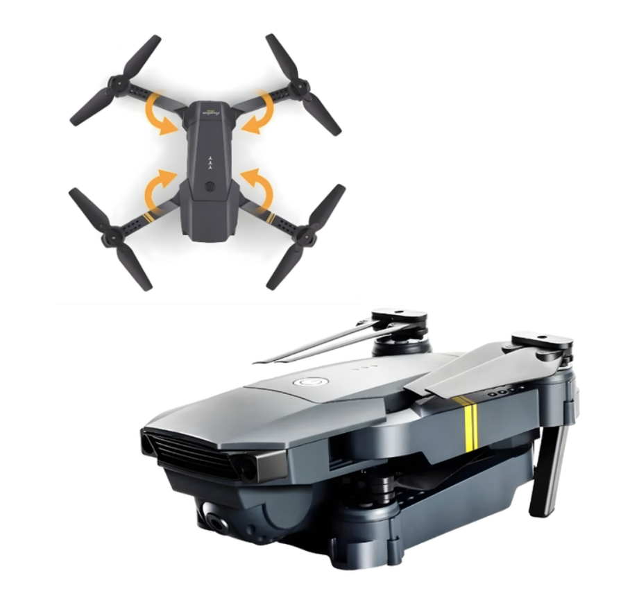 Drone 998 W Plegable Camara HD 720p Wifi Control Remoto