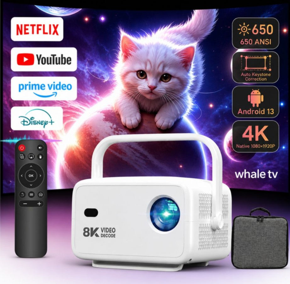 Mini Proyector Cine En Casa Led Tp-300 Hdmi 100 Pulgadas 1080p