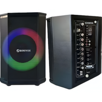 Cabina De Sonido Activa Profesional Sonivox Vs-ssac101 Negro